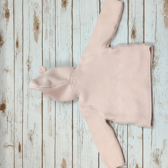 Baby Gap Pink Knit Bear Jacket 12-18M - Picture 6 of 6
